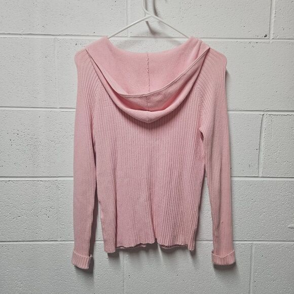 Vintage Pink Belldini Rhinestone Zip Up Size Small - Picture 4 of 5